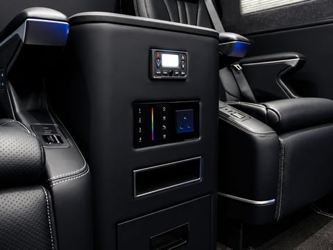 Rear seat console